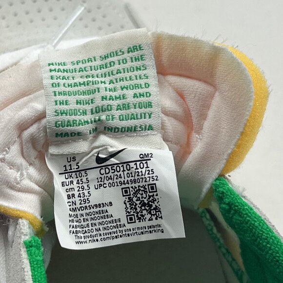 Nike SB Heritage Vulc Mens White Lucky Green Shoes Skateboarding Loq CD5010-101 - Picture 10 of 10